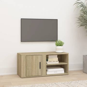 Sonoma Oak TV Cabinet - Stylish & Functional | HiPoMarket