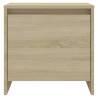 Elegant Sonoma Oak Bedside Cabinet - 45x34x44.5 cm