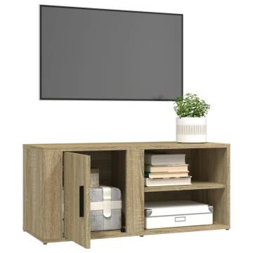 Sonoma Oak TV Cabinet - Stylish & Functional | HiPoMarket