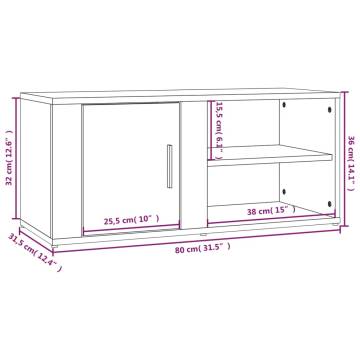 Sonoma Oak TV Cabinet - Stylish & Functional | HiPoMarket