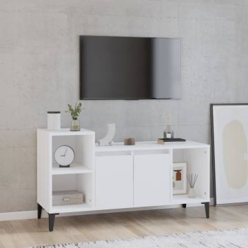 Stylish White TV Cabinet - 100x35x55 cm | Hipomarket