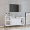 TV Cabinet White 100x35x55 cm Engineered Wood Colour white Quantity in Package 1 