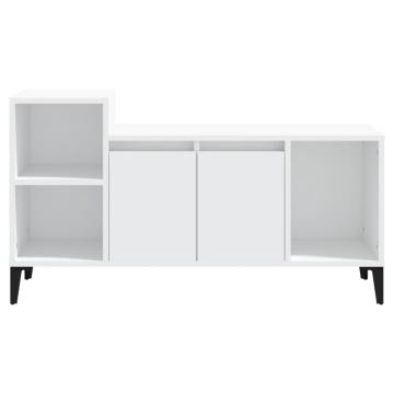 Stylish White TV Cabinet - 100x35x55 cm | Hipomarket