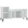 Stylish White TV Cabinet - 100x35x55 cm | Hipomarket