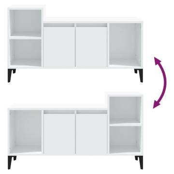 Stylish White TV Cabinet - 100x35x55 cm | Hipomarket