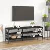 TV Cabinet Black 140x40x50 cm Engineered Wood Colour black Quantity in Package 1 