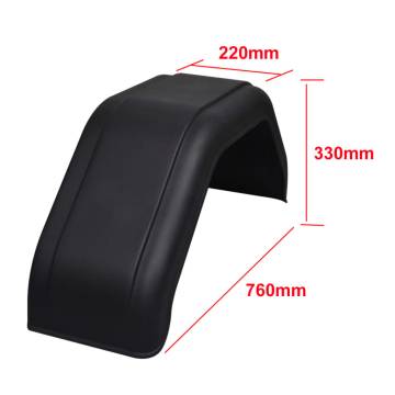 2x Mudguard for Trailer Wheels - High-Quality Protection