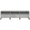 Stylish Concrete Grey TV Cabinet - 150x30x44.5 cm | HipoMarket