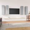 TV Cabinets 4 pcs Grey Sonoma 30.5x30x110 cm Engineered Wood Colour grey sonoma Quantity in Package 4 Height 110 cm 