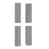 Stylish Grey Sonoma TV Cabinets - 4 pcs | Hipomarket UK