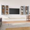 Stylish Grey Sonoma TV Cabinets - 4 pcs | Hipomarket UK