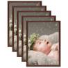 Photo Frames Collage 5 pcs for Table Dark Red 13x18 cm Colour red Size 13 x 18 cm Quantity in Package 5 