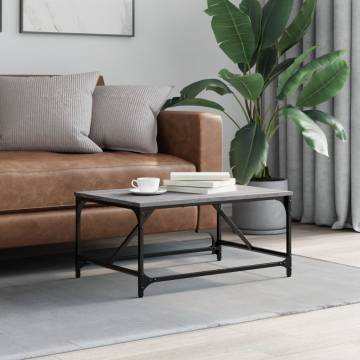 Elegant Grey Sonoma Coffee Table | 75x50 cm | HipoMarket