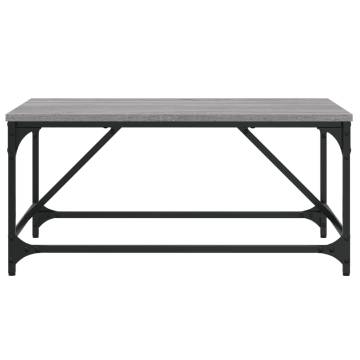 Elegant Grey Sonoma Coffee Table | 75x50 cm | HipoMarket