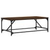 Elegant Brown Oak Coffee Table - 100x50x35 cm | HipoMarket