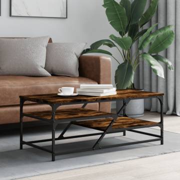 Smoked Oak Coffee Table - Stylish & Durable | HipoMarket