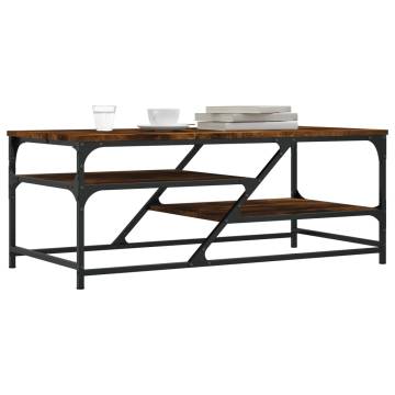 Smoked Oak Coffee Table - Stylish & Durable | HipoMarket