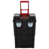 Toolbox Trolley Black and Red - Durable Polypropylene Storage