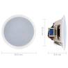 Built-in Wall & Ceiling Speakers - 240W Peak Power (2 pcs)