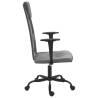 Office Chair Grey Mesh Fabric and Faux Leather - Find Comfort