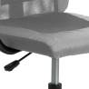 Office Chair Grey Mesh Fabric and Faux Leather - Find Comfort