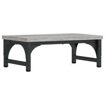 Monitor Stand Grey Sonoma - Ergonomic & Stylish | HipoMarket