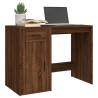 Elegant Brown Oak Desk - 100x49x75 cm - Hipomarket UK