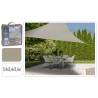 ProGarden Shade Cloth 3.6x3.6x3.6 m Sand Triangle Colour sand Size 3.6 x 3.6 x 3.6 m 