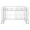 Steel Wire Lawn Mower Garage with Raised Bed - 110x80x60 cm