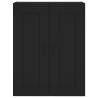 Elegant Black Wall Mounted Cabinets - 2 pcs | HipoMarket