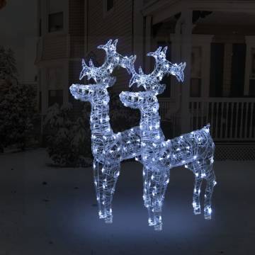 Reindeer Christmas Decorations - 60x16x100 cm Acrylic | HipoMarket