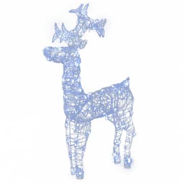 Reindeer Christmas Decorations - 60x16x100 cm Acrylic | HipoMarket