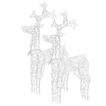 Reindeer Christmas Decorations - 60x16x100 cm Acrylic | HipoMarket