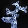 Reindeer Christmas Decorations - 60x16x100 cm Acrylic | HipoMarket