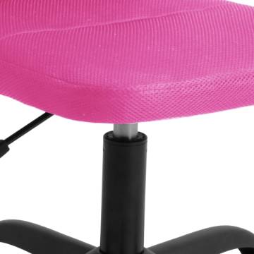 Height Adjustable Pink Mesh Office Chair | Comfort & Style