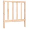 Solid Wood Bed Frame with Headboard 90x200 cm | Hipomarket