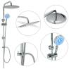 Luxurious Dual Head Shower Set with Hand Shower - Stainless Steel