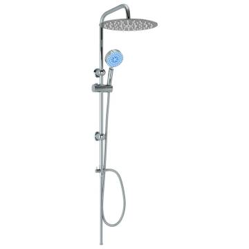 Luxurious Dual Head Shower Set with Hand Shower - Stainless Steel