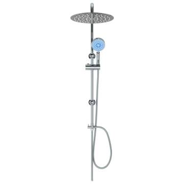 Luxurious Dual Head Shower Set with Hand Shower - Stainless Steel