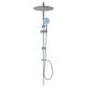 Luxurious Dual Head Shower Set with Hand Shower - Stainless Steel