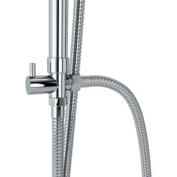 Luxurious Dual Head Shower Set with Hand Shower - Stainless Steel