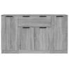 Grey Sonoma Sideboards - 3 Piece Set | Hipomarket UK