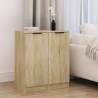 Sideboards 2 pcs Sonoma Oak 30x30x70 cm Engineered Wood Colour sonoma oak Quantity in Package 2 