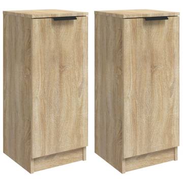 Sideboards 2 pcs Sonoma Oak - Stylish Storage Solutions