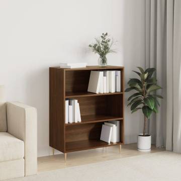 Brown Oak Bookcase - Ideal Storage Solution | HipoMarket