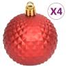 108 Piece Christmas Bauble Set - Red & White Tree Decor