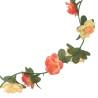 Artificial Flower Garlands - 6 pcs Rose & Champagne - 240 cm