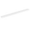 High Gloss White Wall Shelves - 2 Pcs, 100x9x3 cm