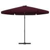 Outdoor Parasol 300 cm Bordeaux Red - UV Protection & Durable