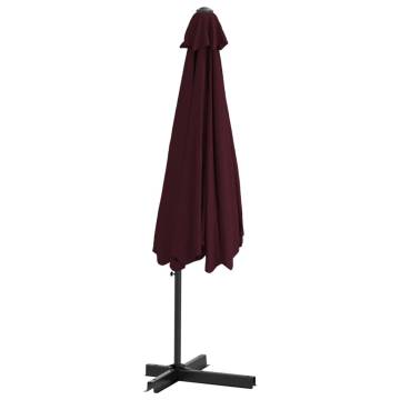 Outdoor Parasol 300 cm Bordeaux Red - UV Protection & Durable